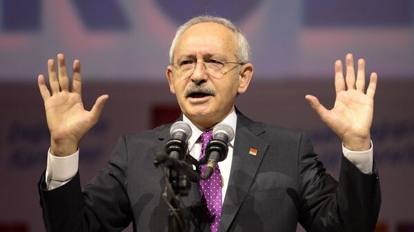 Лидер основной оппозиционной Народно-республиканской партии Турции Кемаль Кылычдароглу  - اسپوتنیک ایران  