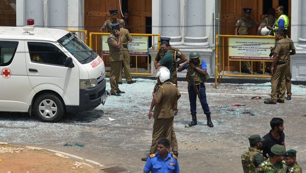انتشار تصاویری از لحظه انفجار در هتل کلمبوس در سریلانکا + ویدئو - اسپوتنیک ایران  