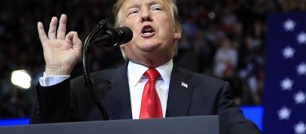 خط و نشان کشیدن ترامپ برای معترضین  - اسپوتنیک ایران  