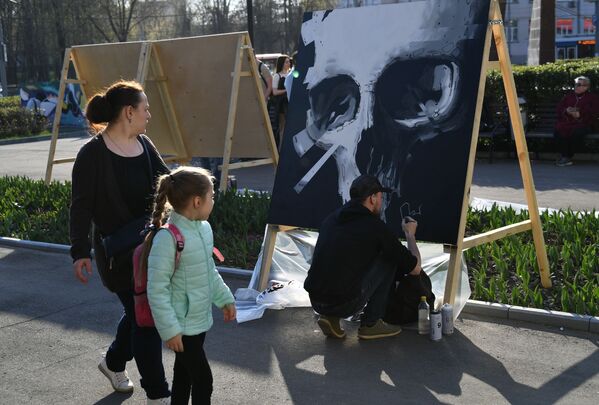 فستیوال هنر خیابانی در مسکو - اسپوتنیک ایران  