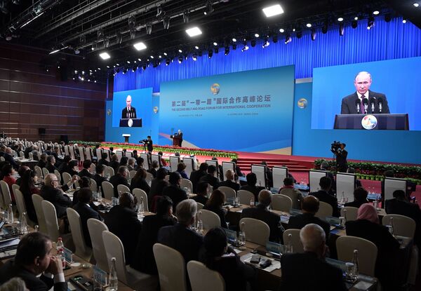 دیدار پوتین و رهبر چین در مجمع یک کمربند، یک راه در پکن - اسپوتنیک ایران  