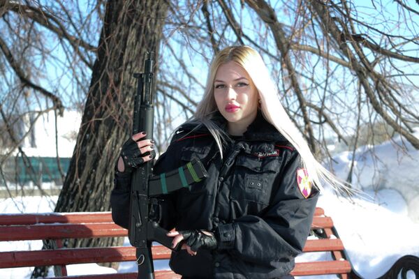 آنا خرامتسوا، استوار پلیس از یکاترینبورگ - اسپوتنیک ایران  