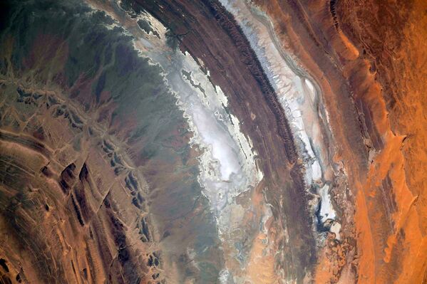 چشم صحرا از فضا که به ساختار ریچات نیز معروف است - اسپوتنیک ایران  