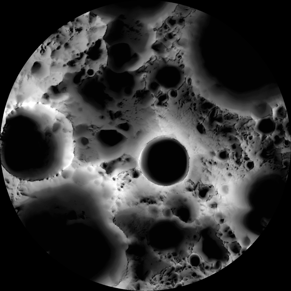 نقشه پرتوهای قطب جنوب سیاره ماه - اسپوتنیک ایران  