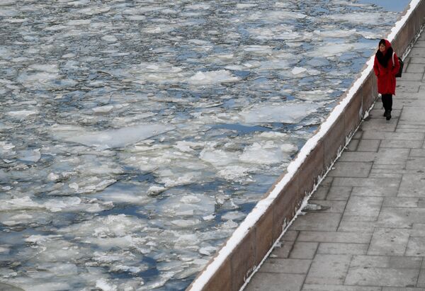 زمانی که مسکو سرد می شود و رودخانه ماسکوا ریکا یخ می زند - اسپوتنیک ایران  
