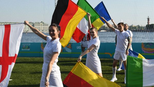 مراسم افتتاح پارک فوتبال یورو 2020 در شهر سن پترزبورگ - روسیه - اسپوتنیک ایران  