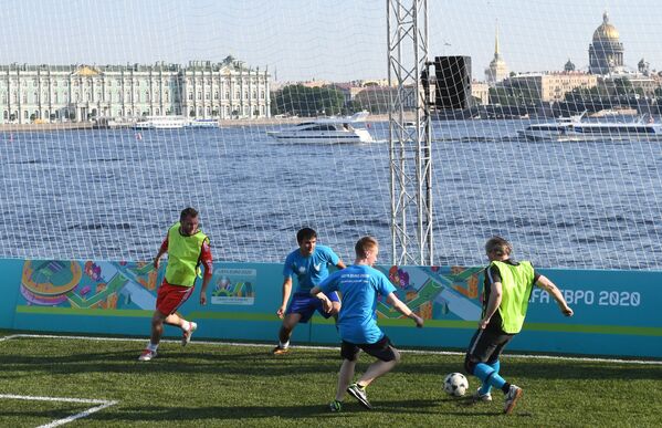 مراسم افتتاح پارک فوتبال یورو 2020 در شهر سن پترزبورگ - روسیه - اسپوتنیک ایران  