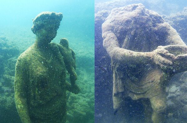 مجسمه غرق شده در پارک زیر آب بایا، ایتالیا - اسپوتنیک ایران  