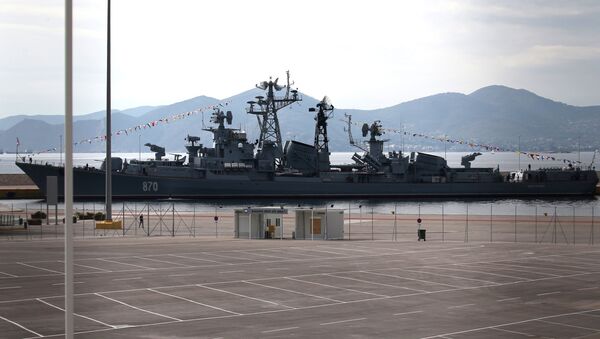 کشتی روس رصد ناو آمریکایی در دریای سیاه را آغاز کرد - اسپوتنیک ایران  