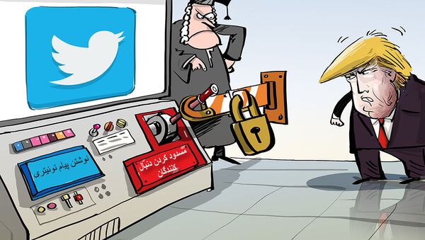 ترامپ اجازه مسدود کردن کاربران در توئیتر را ندارد - اسپوتنیک ایران  