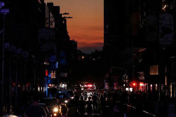 مانهاتن غرق در تاریکی در زمان فظع برق - اسپوتنیک ایران  