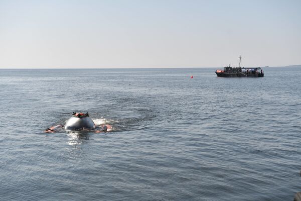 ولادیمیر پوتین رئیس جمهور روسیه در زیردریایی « ش ۳۰ سمگا» در اعماق خلیج فنلاند - اسپوتنیک ایران  