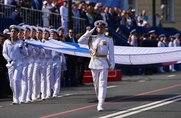 جشن نیروی دریایی روسیه در سن‌پیترزبورگ . - اسپوتنیک ایران  