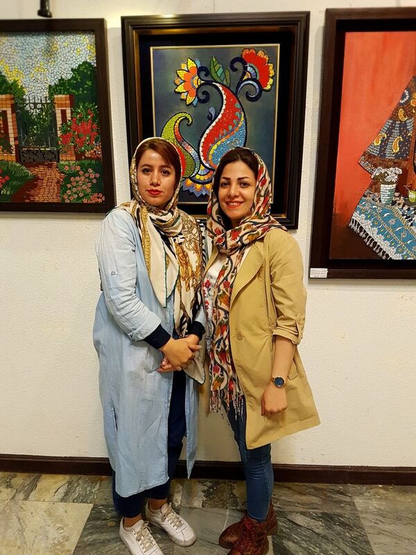 موزائیک هایی از جنس اشک بر بوم نقاشی + تصاویر - اسپوتنیک ایران  