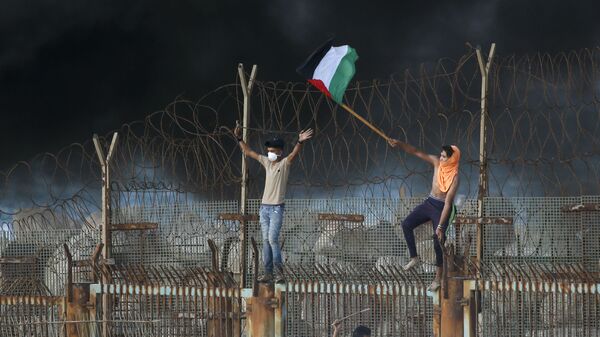طرح ساخت دیوار سیمانی جدید توسط اسرائیل در مرز غزه - اسپوتنیک ایران  
