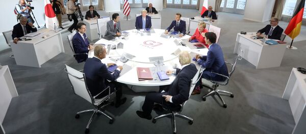 مشاجره ترامپ با سران جی 7 بخاطر روسیه مشاجره ترامپ با سران جی 7 بخاطر روسیه - اسپوتنیک ایران