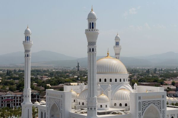 افتتاح مسجد  افتخار مسلمانان با نام حضرت محمد (ص) در شالی چچن - اسپوتنیک ایران  