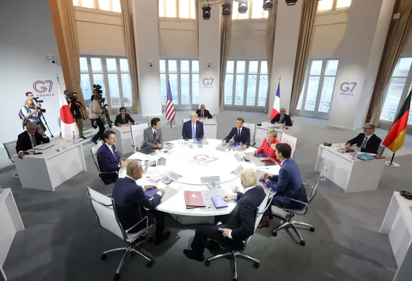 رهبران کشورهای عضو گروه هفت در بیاریتز - اسپوتنیک ایران  