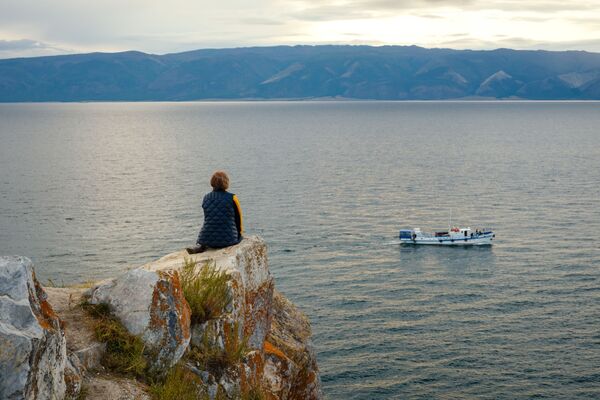 جزیره آلخون در دریاچه بایکال واقع در استان ایرکوتسک روسیه - اسپوتنیک ایران  
