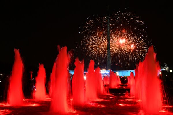 آتش بازی در جشن شهر مسکو  - اسپوتنیک ایران  