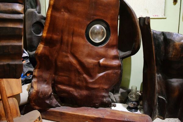 سازنده مجسمه های روح افزا از کالبد درختان خشکیده +تصاویر - اسپوتنیک ایران  