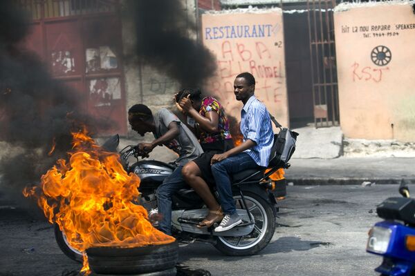 تظاهرات در هائیتی - اسپوتنیک ایران  
