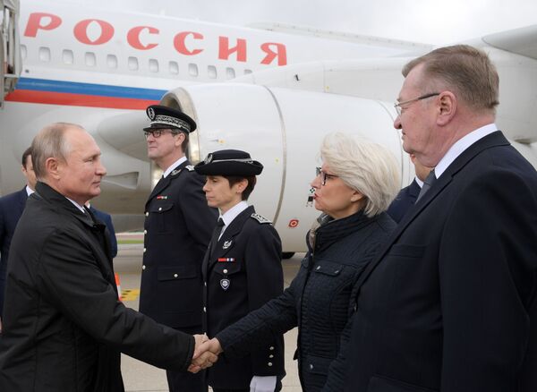 ولادیمیر پوتین رئیس جمهور روسیه در مراسم خاکسپاری ژاک شیراک - اسپوتنیک ایران  