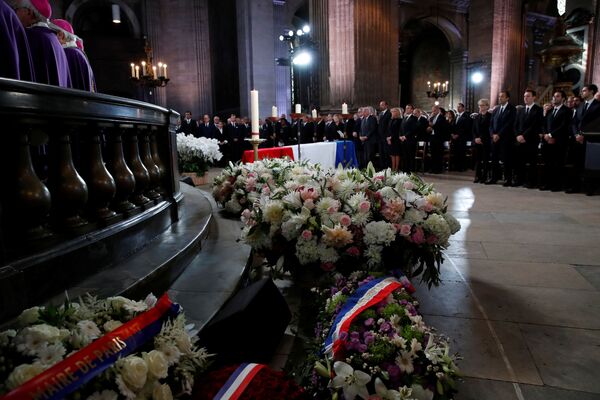 مراسم خاکسپاری ژاک شیراک رئیس جمهور سابق فرانسه - اسپوتنیک ایران  