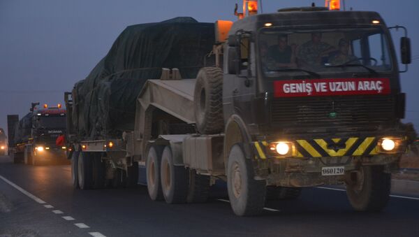ترکیه، تانک ها و توپ های جنگی خود را به مرز سوریه انتقال داد  - اسپوتنیک ایران  
