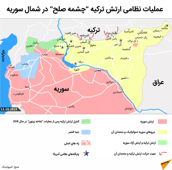 عملیات ترکیه در شمال سوریه - اسپوتنیک ایران  