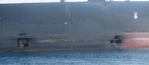 جدیدترین تصاویر از محل آسیب دیدگی نفتکش ایرانی SABITI - اسپوتنیک ایران  