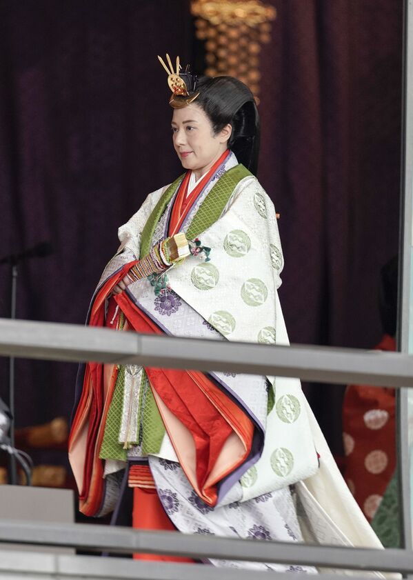 ملکه ژاپن ماساکو در مراسم تاجگذاری امپراتور ناروهیتو - اسپوتنیک ایران  