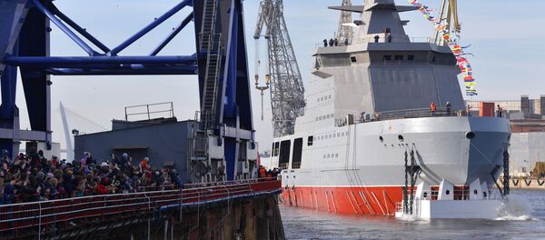 نخستین کشتی يخ شكن جنگی روسیه به آب انداخته شد - اسپوتنیک ایران  