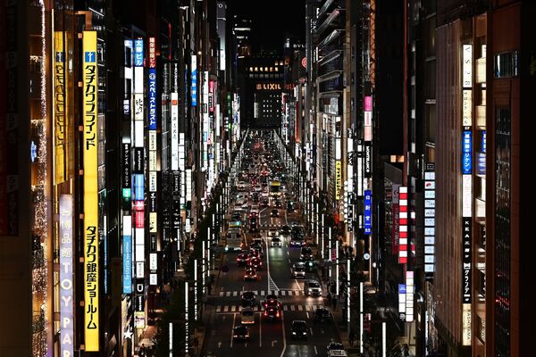 نمای بالایی از منطقه گینزا در توکیو، ژاپن
 - اسپوتنیک ایران  