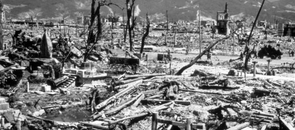 Разрушенный после ядерного удара город Хиросима, Япония Разрушенный после ядерного удара город Хиросима, Япония - اسپوتنیک ایران