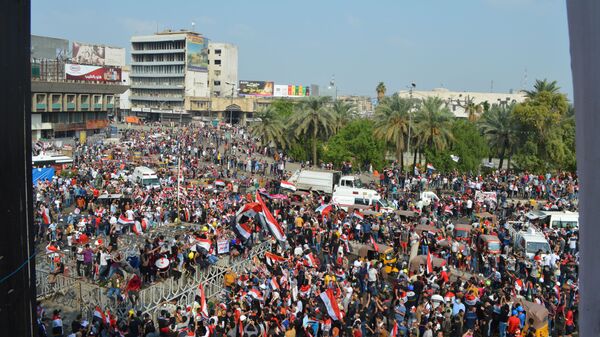 اعتراضات گسترده در بغداد - اسپوتنیک ایران  