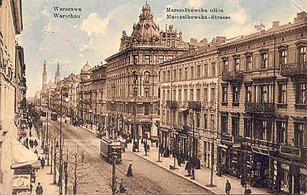 خیابان مارشالکوف در ورشو، سال ۱۹۱۲ - اسپوتنیک ایران  