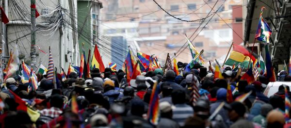 حمایت ارتش از جانشین رئیس جمهور فراری بولیوی - اسپوتنیک ایران  