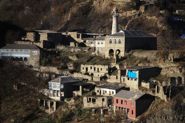 مسجدی در روستای سخ منطقه گونیبسکی جمهوری داغستان - اسپوتنیک ایران  