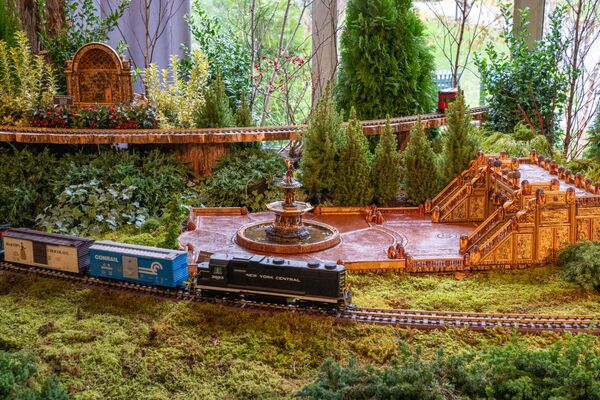 جشن سالانه  قطارهای مینیاتوری در باغ گیاه‌شناسی نیویورک
 New York Botanical Gardens - اسپوتنیک ایران  