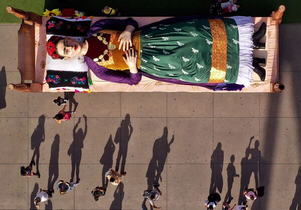 تصویری از نمایشگاه فریدا کالو در مکزیک - اسپوتنیک ایران  