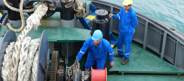 کارگران در بندر چابهار ایران کارگران در بندر چابهار ایران - اسپوتنیک ایران