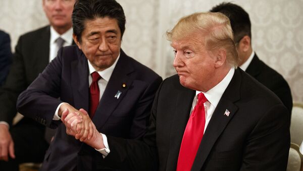 ترامپ: آبه بهترین نخست وزیر ژاپن است - اسپوتنیک ایران  