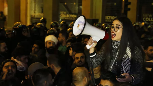 ناآرامی ها در مرکز شهر بیروت مجددا از سر گرفته شد - اسپوتنیک ایران  