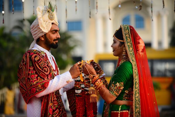 مراسم عروسی دسته‌جمعی در احمدآباد هند - اسپوتنیک ایران  