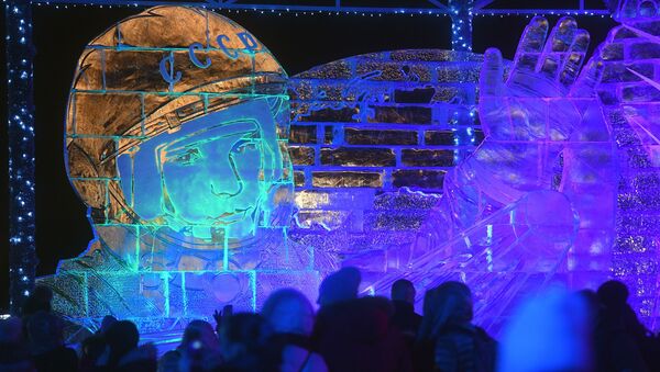 فستیوال مجسمه‌های یخی در مسکو - اسپوتنیک ایران  