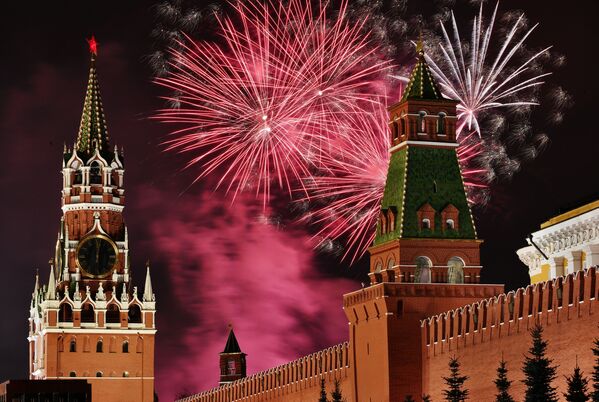 جشن سال نو در میدان سرخ مسکو - اسپوتنیک ایران  