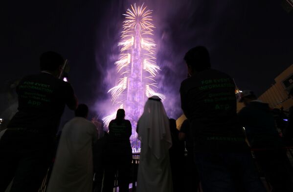 جشن سال نو در برج خلیفه دوبی - اسپوتنیک ایران  