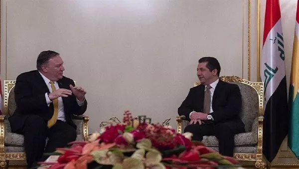 بارزانی و پمپئو - اسپوتنیک ایران  