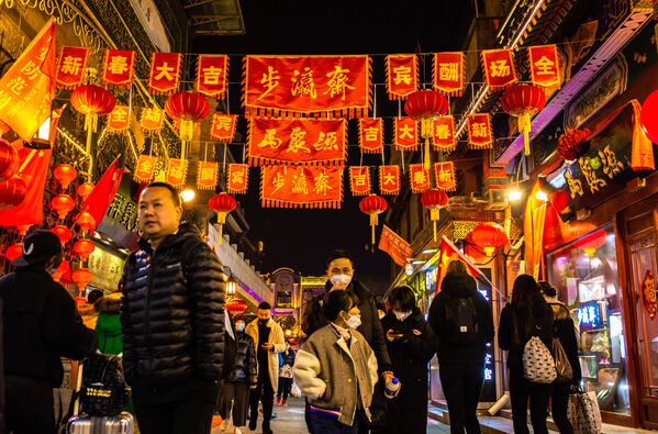 جشن سال نو چینی در خیابان های پکن - اسپوتنیک ایران  